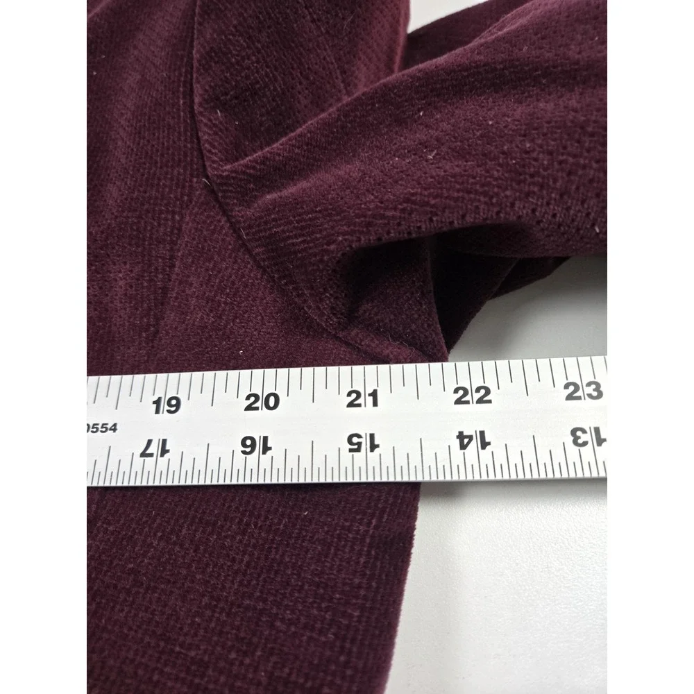 Ermenegildo Zegna Blazer Mens 40R Burgundy Corduroy Cashco Cashmere Blend - Picture 10 of 14